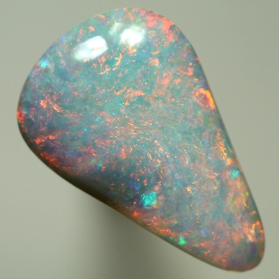 SOLID SEMI BLACK OPAL Sparkling bright reds over blue